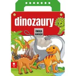 DINOZAURY. KOLOROWANKA Z NAKLEJKAMI