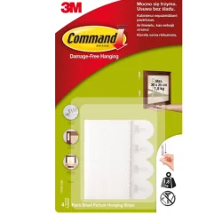 RZEPY DO RAMEK SAMOPRZYLEPNY BIAŁY 4SZT.