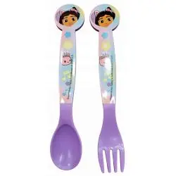 ZESTAW SZTUĆCÓW DZIECIĘCYCH KOCI DOMEK GABI 2SZT.