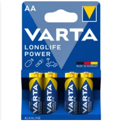 BATERIA ALKALICZNA VARTA LONGLIFE POWER AA LR6 4 SZT.
