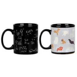 KUBEK ZMIENIAJĄCY KOLOR CERAMICZNY PSY 300ML