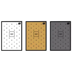 ZESZYT W KRATKĘ A5 Z MARGINESEM 60 KARTEK