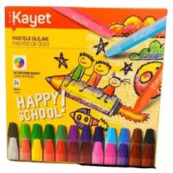 PASTELE OLEJNE KREDKI PASTELOWE 24 KOLORY