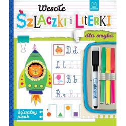 WESOŁE SZLACZKI I LITERKI DLA SMYKA. ŚCIERALNY PISAK