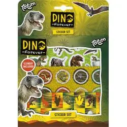 ZESTAW NAKLEJEK Z DINOZAURAMI TOTUM 3+
