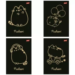 ZESZYT W KRATKĘ Z MARGINESEM 60 KARTEK PUSHEEN A5