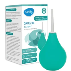 GRUSZKA DO ZAPARĆ LEWATYWY SANITY KANKA NR 9 ANATOMICZNA 224 ML DLA DOROSŁYCH I DZIECI 3+
