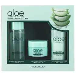 HOLIKA HOLIKA ALOE SOOTHING ESSENCE SKINCARE SPECIAL ZESTAW ALOESOWY 3 SZT.