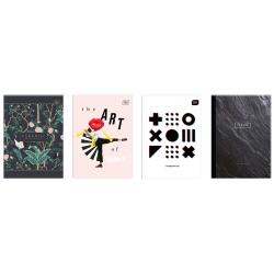 ZESZYT W KRATKĘ Z MARGINESEM 96 KARTEK A5 INTERDRUK