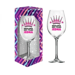 KIELISZEK DO WINA KRÓLOWA JEST TYLKO JEDNA 640ML