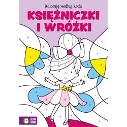 KSIĘŻNICZKI I WRÓŻKI. KOLORUJĘ WEDŁUG KODU