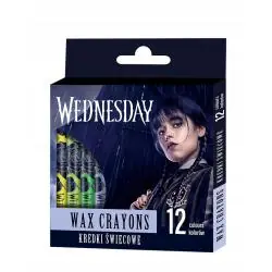 KREDKI ŚWIECOWE OKRĄGŁE WEDNESDAY 12 KOLORÓW