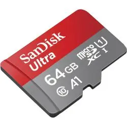 KARTA PAMIĘCI MICROSDXC SANDISK ULTRA 64 GB + ADAPTER SD – 120 MB/S CLASS 10 A1