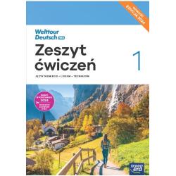 NOWA JĘZYK NIEMIECKI WELTTOUR DEUTSCH NEU 1 ZESZYT ĆWICZEŃ LICEUM I TECHNIKUM