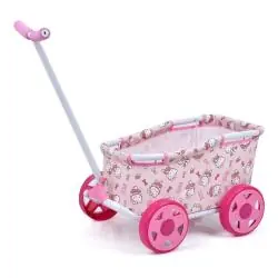 PRZYCZEPKA WÓZEK DLA LALEK I MASKOTEK HAUCK CADDY BALLERINA HELLO KITTY – 3+