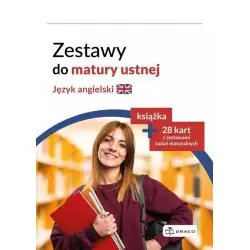 JĘZYK ANGIELSKI. ZESTAW DO MATURY USTNEJ: KSIĄŻKA + 28 KART Z ZESTAWAMI ZADAŃ MATURALNYCH
