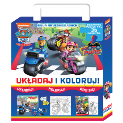 PSI PATROL. UKŁADAJ I KOLORUJ II GATUNEK