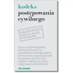 KODEKS POSTĘPOWANIA CYWILNEGO