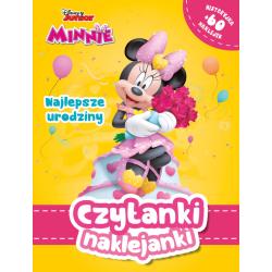 DISNEY JUNIOR MINNIE. NAJLEPSZE URODZINY . CZYTANKI NAKLEJANKI