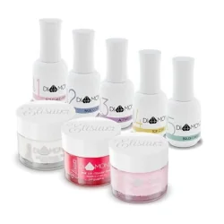 MANICURE TYTANOWY ELISIUM ZESTAW MAXI Z BAZĄ, TOPEM I PUDREM