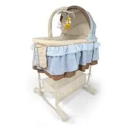 KOŁYSKA MILLY MALLY SWEET MELODY 4W1 NIEBIESKA Z BUDKĄ I KARUZELĄ