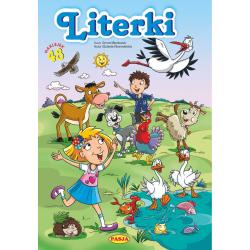 LITERKI. KSIĄŻECZKA Z NAKLEJKAMI