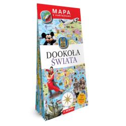 DOOKOŁA ŚWIATA. MAPY Z NAKLEJKAMI