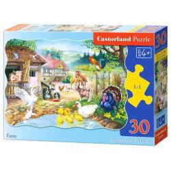 PUZZLE ZWIERZĘTA NA FARMIE 30 ELEMENTÓW CASTORLAND 4+
