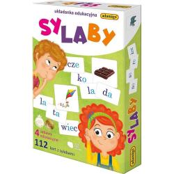 SYLABY UKŁADANKA EDUKACYJNA ADAMIGO 5+