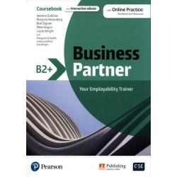 BUSINESS PARTNER B2+ COURSEBOOK AND INTERACTIVE EBOOK WITH ONLINE PRACTICE