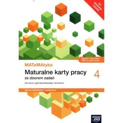 MATEMATYKA 4 MATURALNE KARTY PRACY ZE ZBIOREM ZADAŃ ZAKRES PODSTAWOWY I ROZSZERZONY