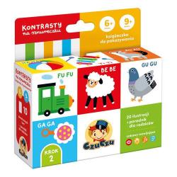CZUCZU KONTRASTY NA SZNURECZKU KSIĄŻECZKA DO POKAZYWANIA DLA DZIECI 6M+