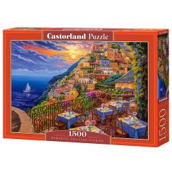ROMANTYCZNY WIECZÓR W POSITANO PUZZLE 1500 ELEMENTÓW CASTORLAND 14+