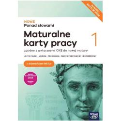 NOWE PONAD SŁOWAMI 1 JĘZYK POLSKI MATURALNE KARTY PRACY Z DZIENNIKIEM LEKTUR ZAKRES PODSTAWOWY I ROZSZERZONY EDYCJA 2024