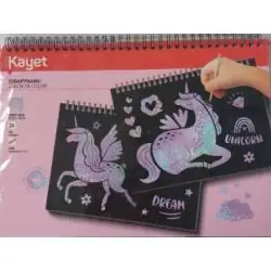 ZDRAPYWANKI JEDNOROŻCE 24 ARKUSZE