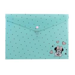 TECZKA A4 KOPERTOWA DISNEY MINNIE Z ZATRZASKIEM