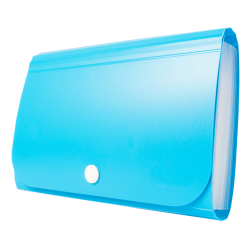 ORGANIZER HARMONIJKOWY PP NA ZATRZASK NIEBIESKI TETIS