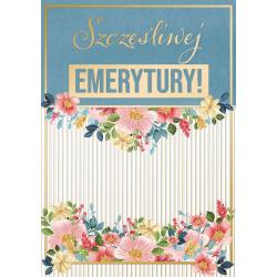 KARNET SZCZĘŚLIWEJ EMERYTURY KARTKA OKOLICZNOŚCIOWA