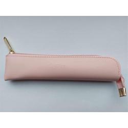 ETUI NA DŁUGOPISY Z SUWAKIEM Z EKOSKÓRY JASNY RÓŻ