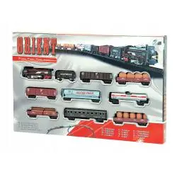 KOLEJKA ELEKTRYCZNA ORIENT Z TORAMI 415 CM I 10 WAGONAMI DROMADER