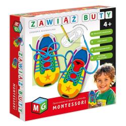 ZAWIĄŻ BUTY - ZABAWKA EDUKACYJNA MONTESSORI 4+
