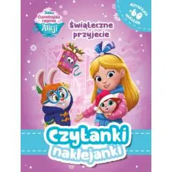DISNEY JUNIOR CZARODZIEJSKA CUKIERNIA ALICJI. ŚWIĄTECZNE PRZYJĘCIE. CZYTANKI NAKLEJANKI