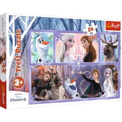 ŚWIAT PEŁEN MAGII DISNEY KRAINA LODU PUZZLE MAXI 24 ELEMENTÓW TREFL 3+