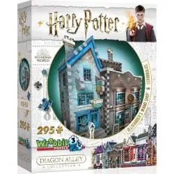 PUZZLE 3D HARRY POTTER OLLIVANDER'S WAND SHOP & SCRIBBULUS 295 ELEMENTÓW 14+