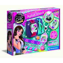 ZEGAREK CRAZY CHIC + BRANSOLETKI CLEMENTONI 7+