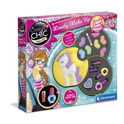 KOSMETYCZKA LOVELY MAKE UP JEDNOROŻEC CRAZY CHIC CLEMENTONI 6+