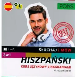 SŁUCHAJ I MÓW PONS HISZPAŃSKI PAKIET 3W1 A1/B1 W.2