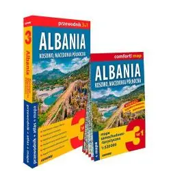 ALBANIA KOSOWO MACEDONIA PÓŁNOCNA 3W1: PRZEWODNIK + ATLAS + MAPA