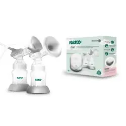 LAKTATOR ELEKTRYCZNY NENO DUE – DWUFAZOWY ZESTAW DLA MAMY