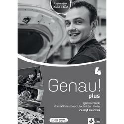 GENAU PLUS 4. JĘZYK NIEMIECKI DLA LICEUM I TECHNIKUM. ĆWICZENIA + KOD DOSTĘPU